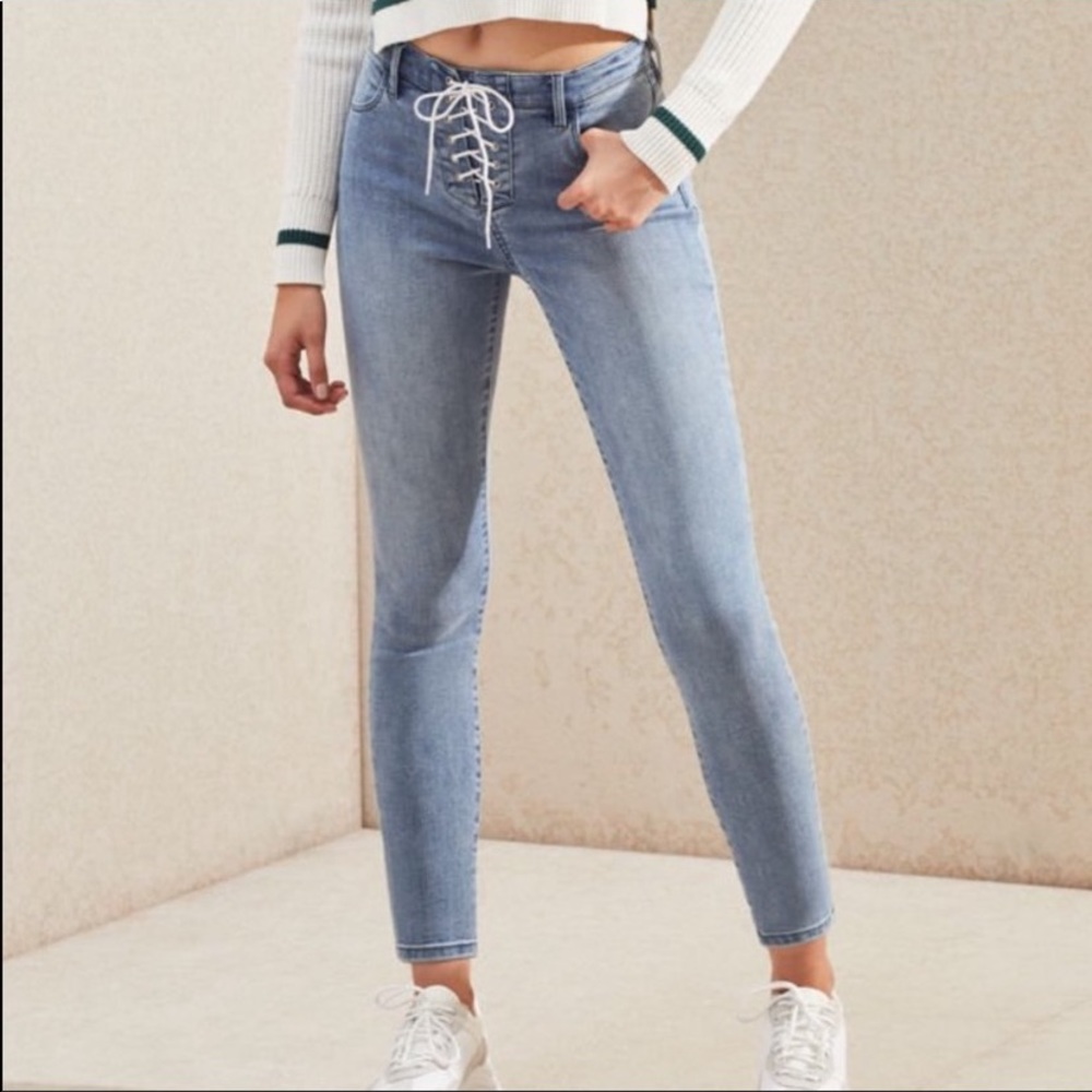 PacSun high rise ankle jeggings